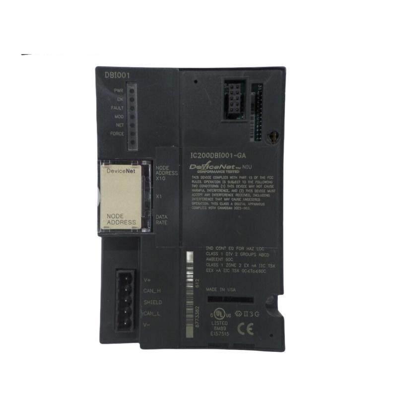 GE Fanuc IC200DBI001 (I/O) DeviceNet Network Interface Unit